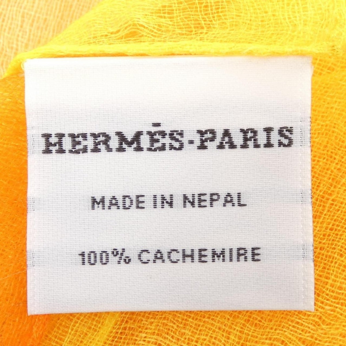 Hermes Stole Cashmere Orange — view 3