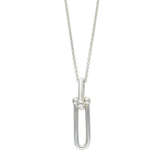 Tiffany & Co Hardwear Hardware Narrow Link Silver Necklace Men's 18inch