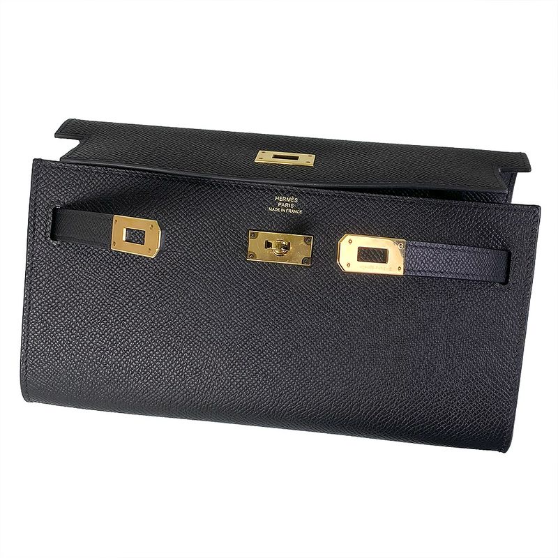 Hermes Epson Kelly Wallet Togo Long