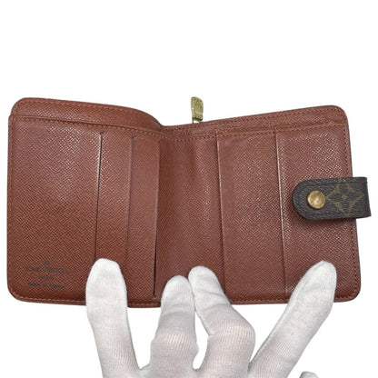 Louis Vuitton Wallet Compact Zip Brown Size — view 8