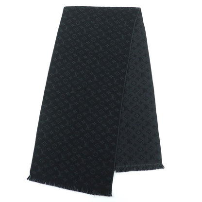Louis Vuitton Monogram Classic 100% Wool Muffler Scarf