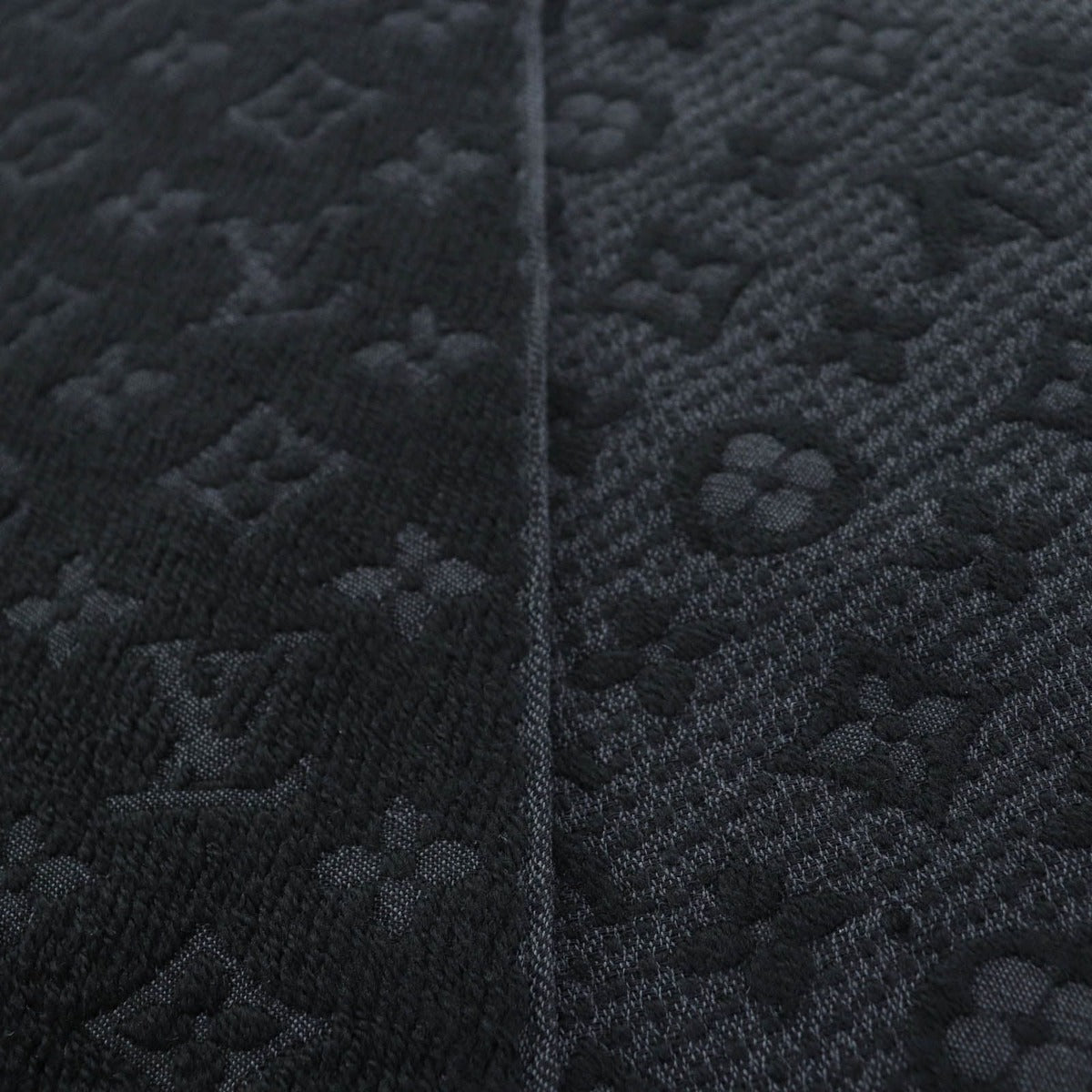 Louis Vuitton Monogram Classic 100% Wool Muffler Scarf — view 4