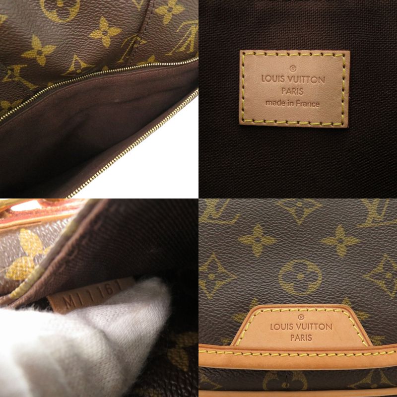 Louis Vuitton Menilmontane MM Monogram M40473 Brown Shoulder Bag LV 0940 Louis