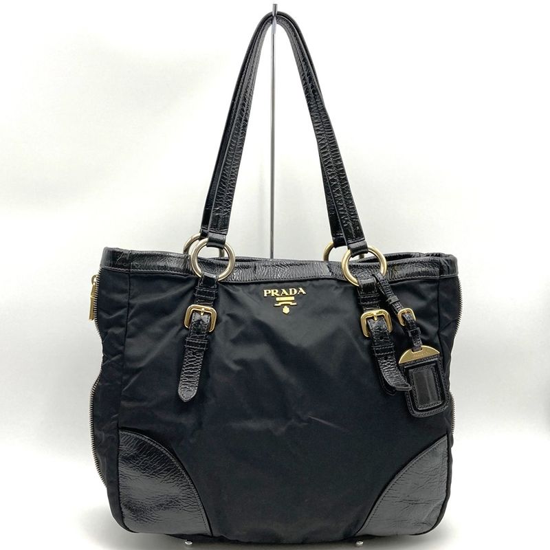 Prada Tote Bag Nylon Black