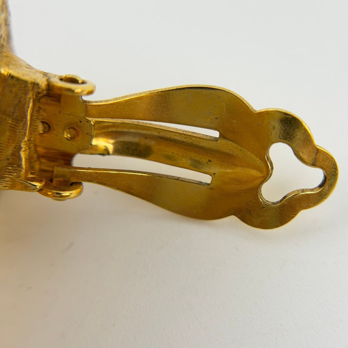 Chanel CC Logo Earrings Gold Vintage — view 13