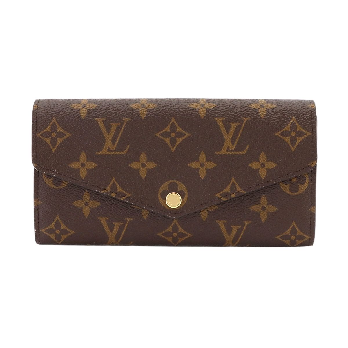 Louis Vuitton Exhibition Monogram Portefeuille Sarah Bifold Wallet Rose Valley