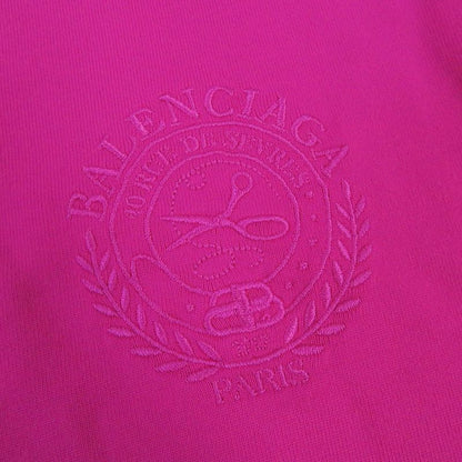 Balenciaga 22SS 612965 Cotton Logo Embroidery Crew Neck Short Sleeve T-shocking