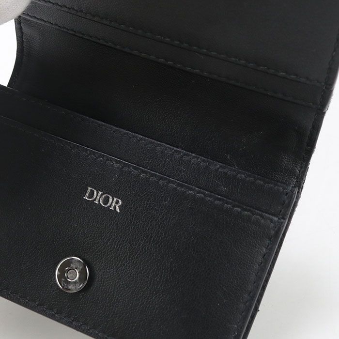 DIOR Business Card Holder Dior Oblique 2esch178yse H03E Business Card Holder