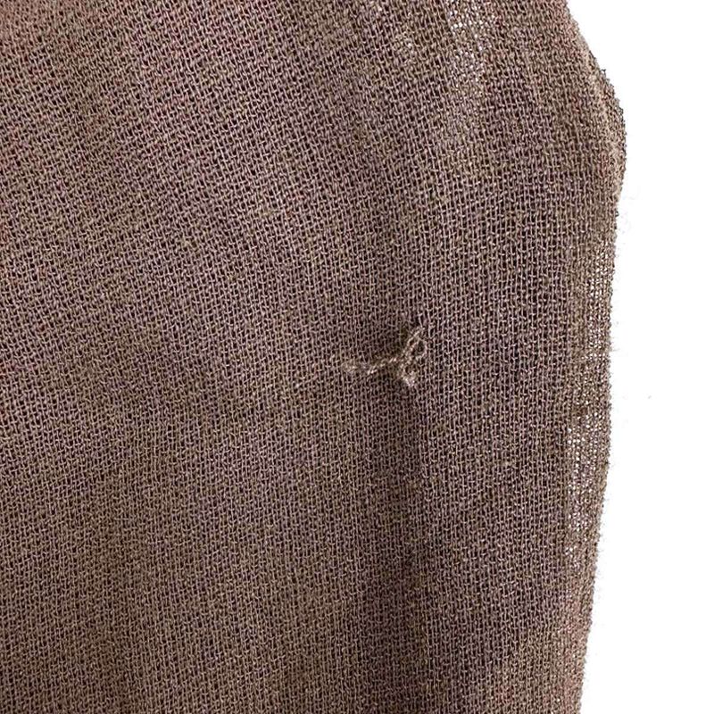 Chanel 1999aw Sleeveless Maxi Dress P12708v07326 Brown 38