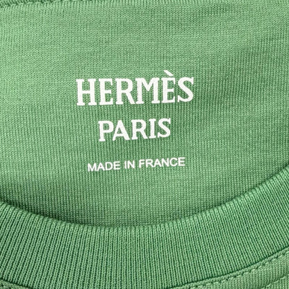 Hermes Cartouche Cotton Short Sleeve T-Shirt — view 6