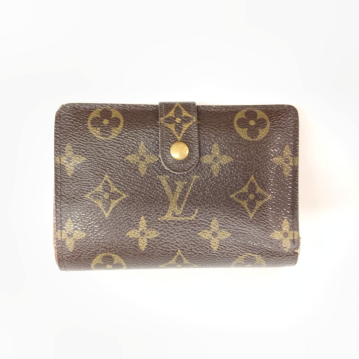 Louis Vuitton Monogram Portefeuille Viennois Short Wallet M61674 Brown