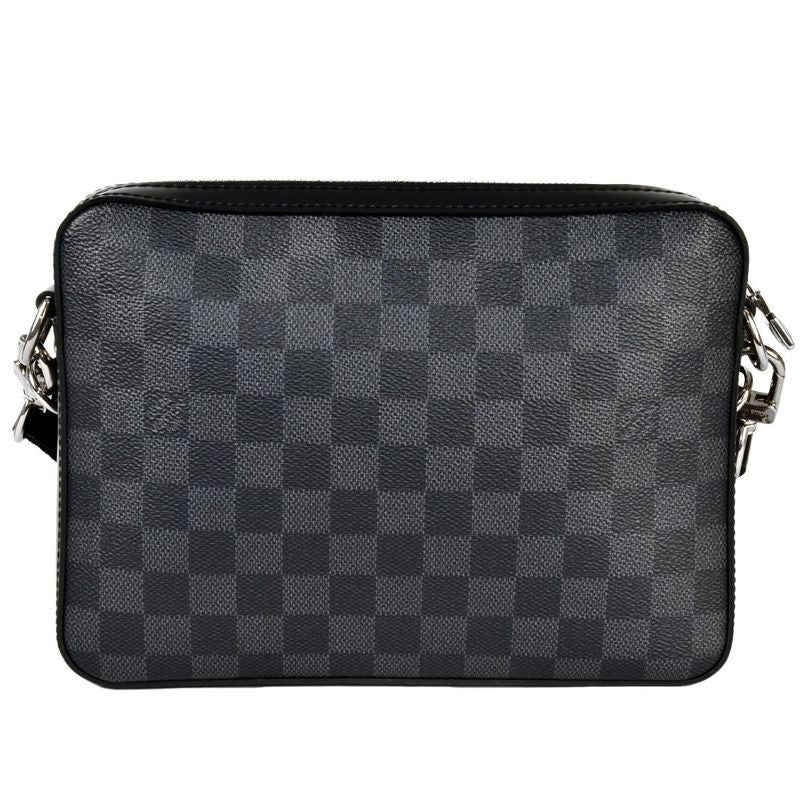 Louis Vuitton Trio Messenger Shoulder Bag Damier Graphite N58040 Black RFID