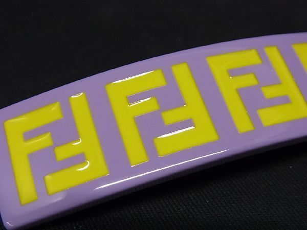 Fendi Hair Clip Hair Accessory For Kids In Purple Bf3639