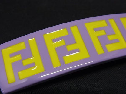 Fendi Hair Clip Hair Accessory For Kids In Purple Bf3639