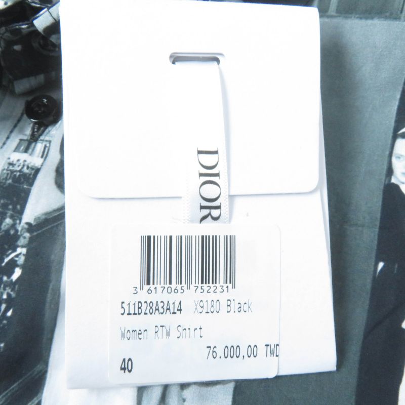 Christian DIOR 25SS 511b28a3a14 100% Cotton Monsieur DIOR Patchwork Motif Long