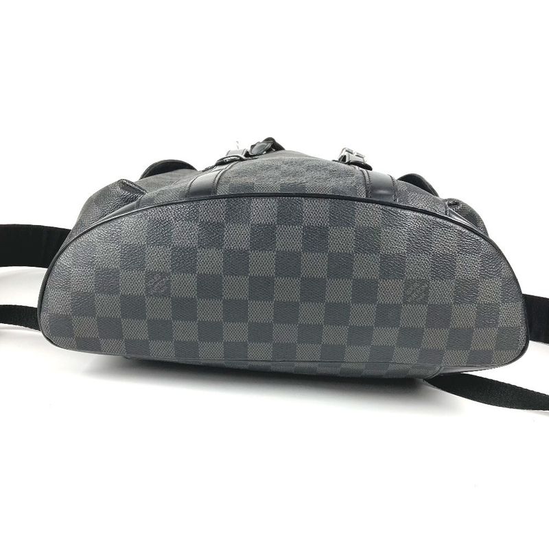 Louis Vuitton Backpack Sac Christopher MM Christopher MM N41379 Damier Graphite