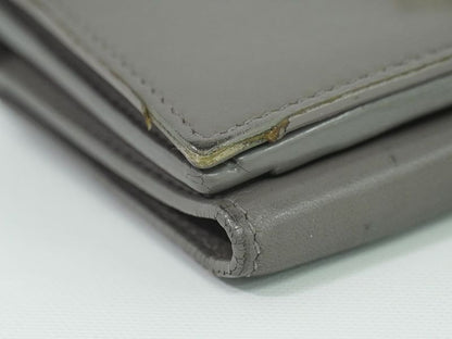 Authentic Saint Laurent Origami Tiny Trifold Fold Wallet Compact Wallet Leather