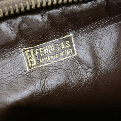 Fendi Shoulder Bag Zucca Pattern Brown 63ka298