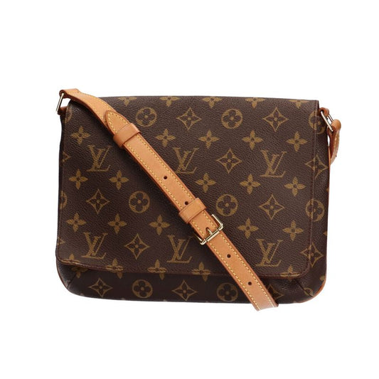 Louis Vuitton Shoulder Bag Monogram Musette Tango Monogram Canvas M51257 Brown