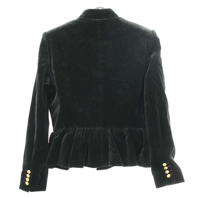 Celine 21aw Chass Eur Jacket Velvet Jacket 2v81d226d Black 40