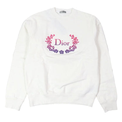 DIOR Homme 23SS 313j699a0531 Logo Embroidery Sweatshirt White M Made In Italy