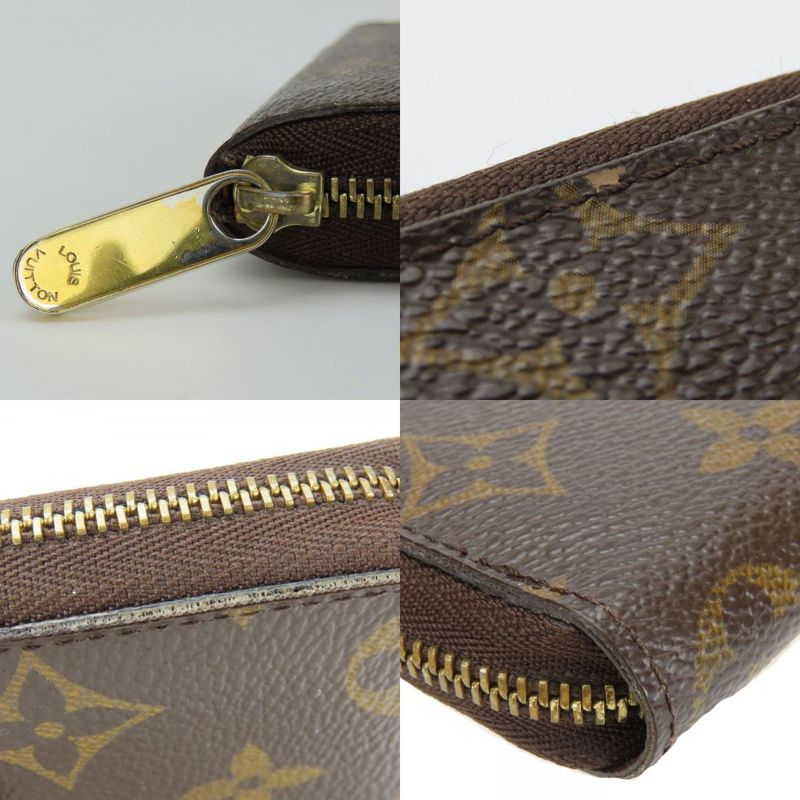 Louis Vuitton Coin Case Zippy Coin Purse M60067 Round Zipper Monogram Brown