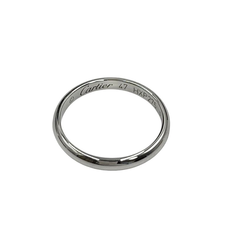 Cartier Ring - Pt950 Platinum #7 Pt950 Platinum #7 Wedding Simple Silver