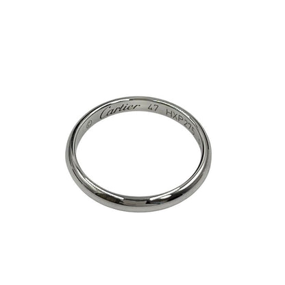 Cartier Ring - Pt950 Platinum #7 Pt950 Platinum #7 Wedding Simple Silver