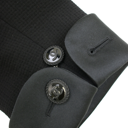 Chanel Smoking Tuxedo Jacket P58410v34823 Black 44