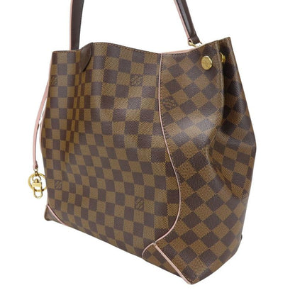 Louis Vuitton Shoulder Bag Caissa Hobo N41556 Damier Brown Rose Ballerine Pink