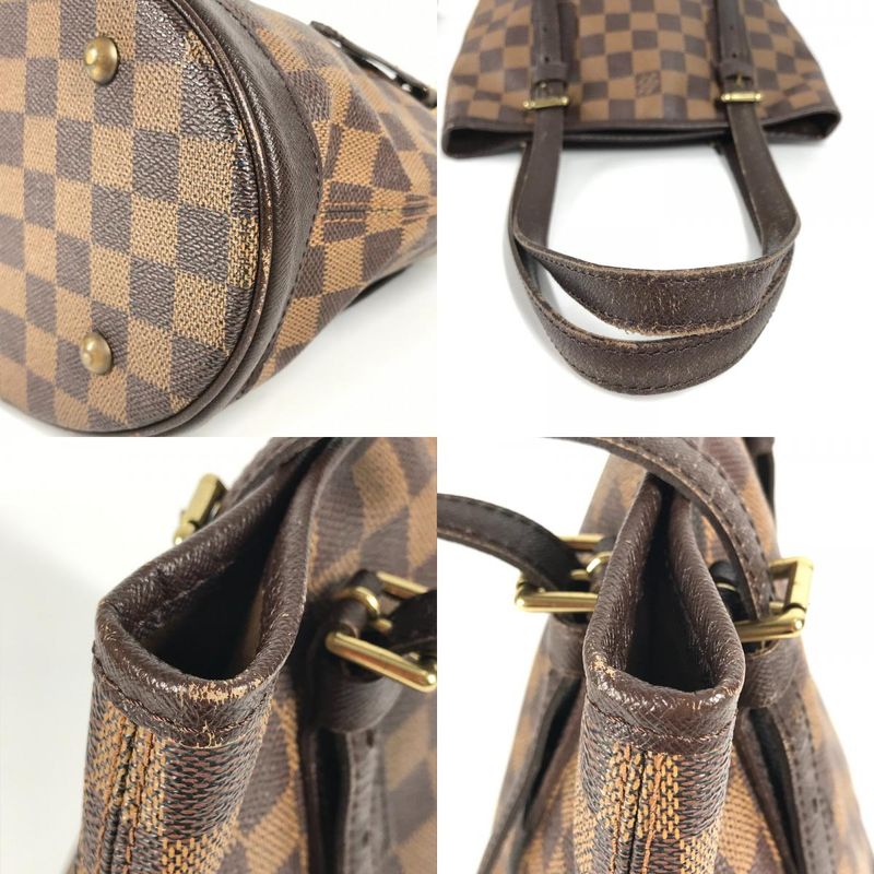Louis Vuitton Shoulder Bag Marais N42240 Damier Canvas Ebène Brown