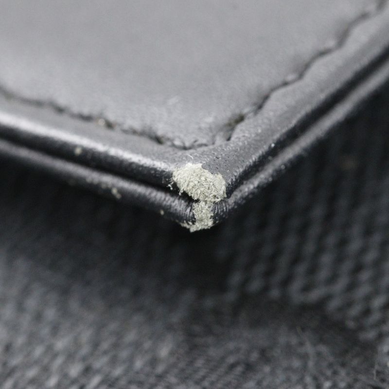 Gucci Body Bag 28566 GG Canvas And Leather Black Unisex Waist Bag