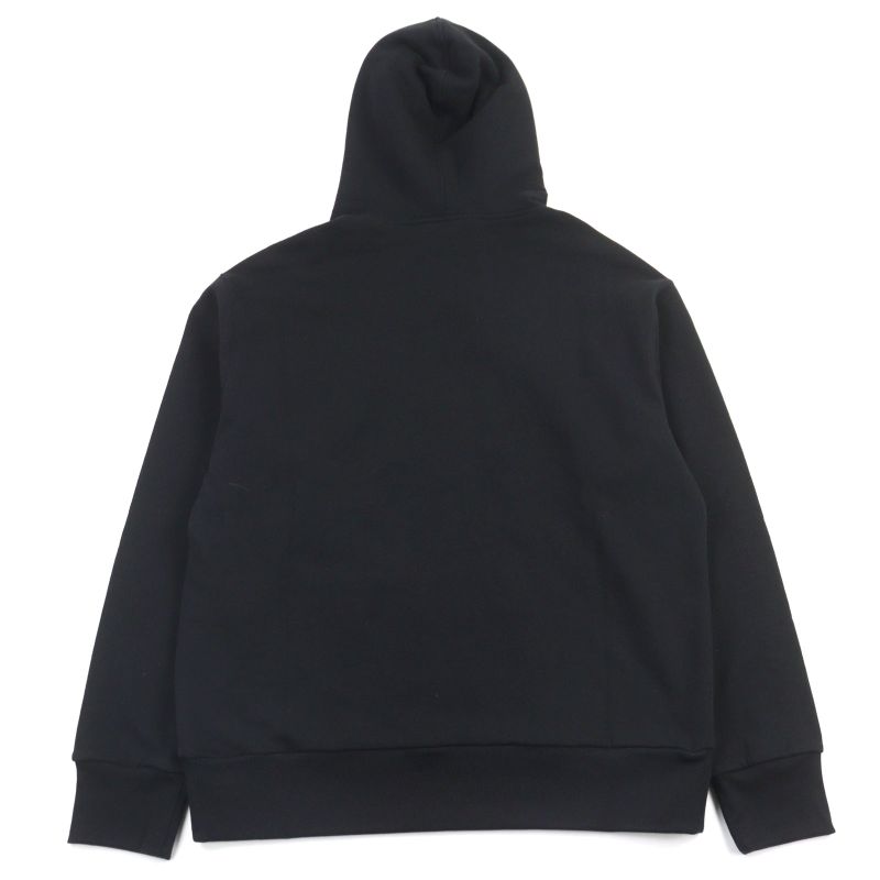 Gucci 475374 100% Cotton Interlocking G Logo Print Pullover Hoodie Black M Made