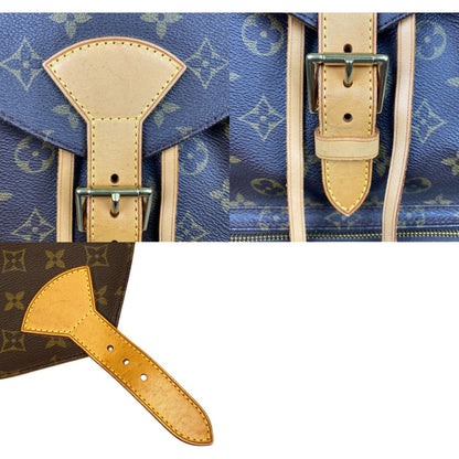 Louis Vuitton Monogram Monsouris GM Rucksack M51135 Brown