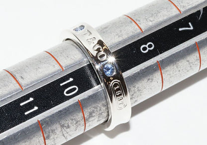Tiffany & Co Ring SV Sapphire 2P (005ct) 1837 Narrow Ring Width 4mm (016in)