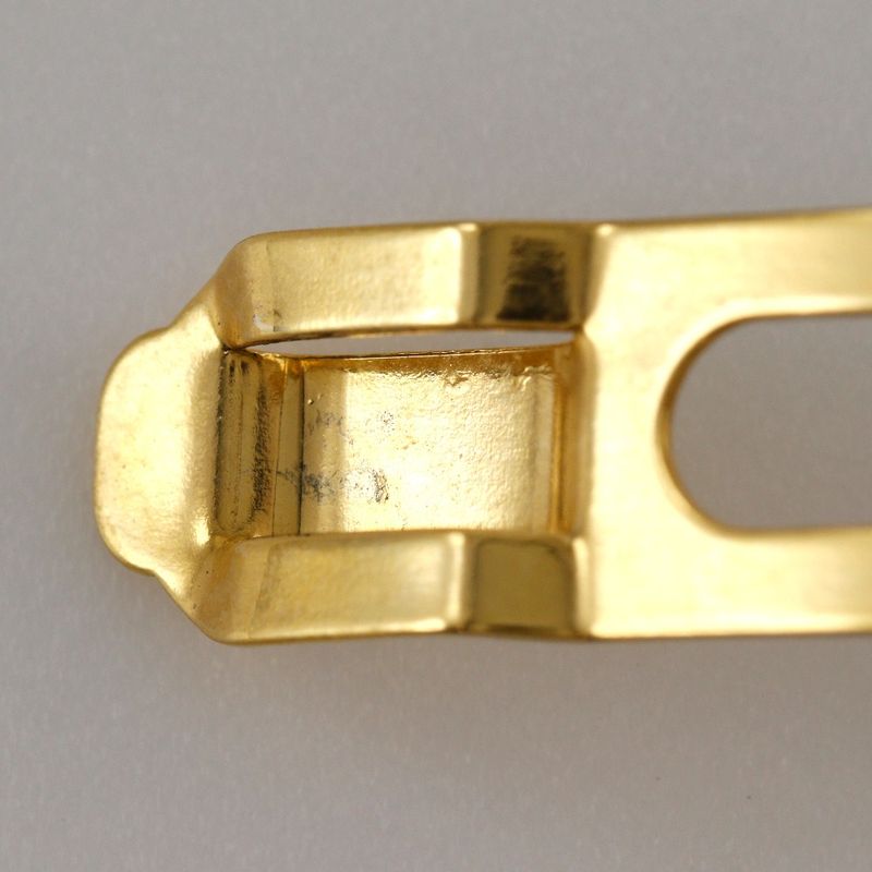 Fendi Vintage Synthetic Resin Gold Ladies Barrette