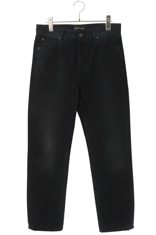Balenciaga 767973 Tnw11 Used Slim Straight Denim Pants Men's 30