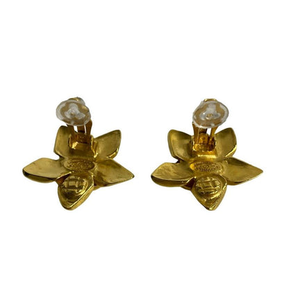 Chanel Chanel GP Vintage 96 Coco Mark Logo Motif Earrings