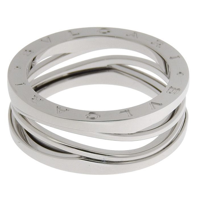 Bvlgari Bulgari B-zero1 Legend Ring 18K White Gold 750 White Gold #65 Equivalent
