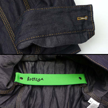 Bottega Veneta Denim Jacket 705597 Size 46 Wrinkled