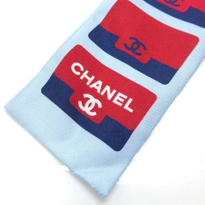 Chanel Headband Twilly Coco Mark 100% Silk Scarf With Tag Chanel