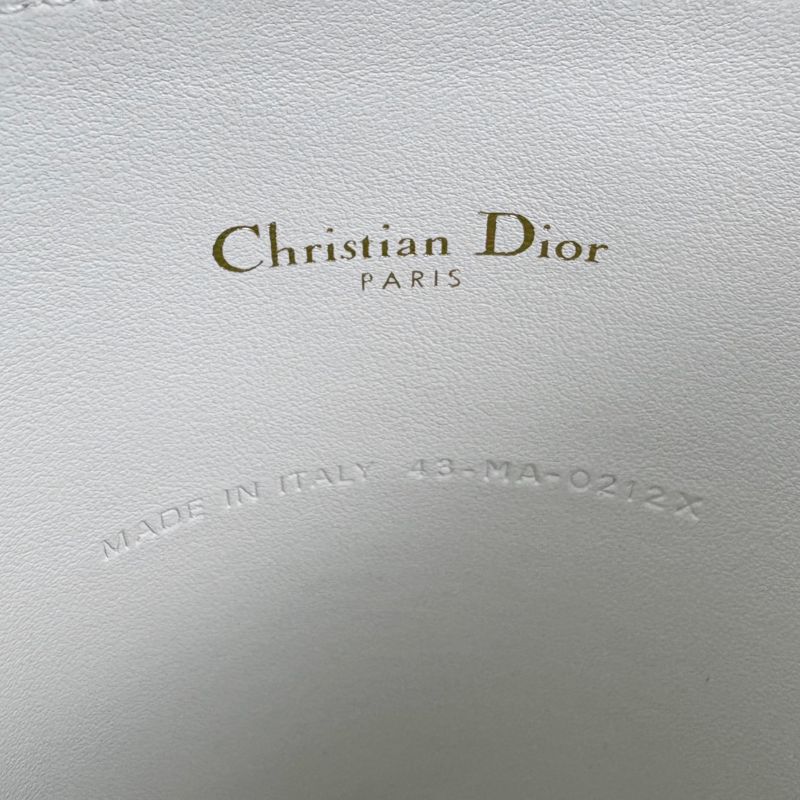 Christian DIOR Vibe Bottle Holder 2WAY Mini Shoulder Bag Navy White