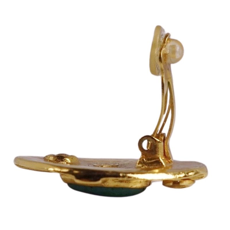 Vintage Chanel Earring 98P Coco Mark A