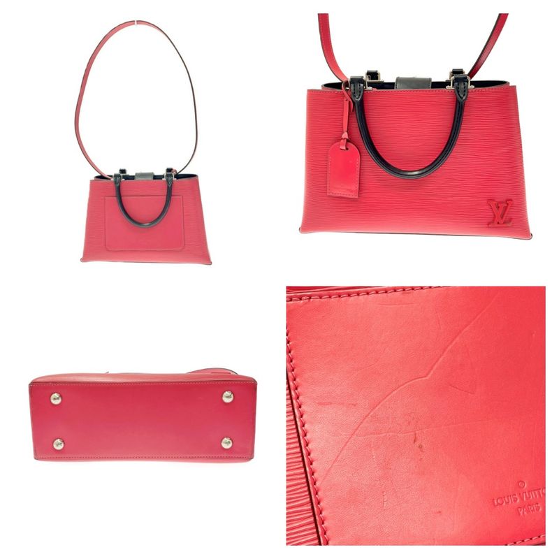 Louis Vuitton M51347 Epi Leather Cles Vert PM Hot Pink 365194 Shoulder Bag