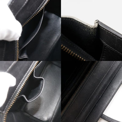 Celine Luggage Micro Shopper Calf Brown Women's Handbag