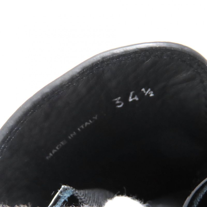 Prada 1d246m Chocolate Triangle Logo Patent Leather Loafers Black 34.5 W/box/sto