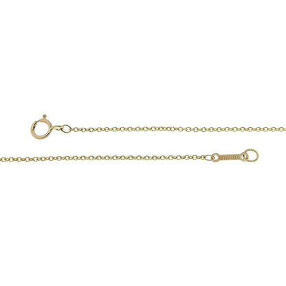Tiffany & Co Infinity Cross Necklace 18K Yellow Gold 750 Yellow Gold 40.5cm