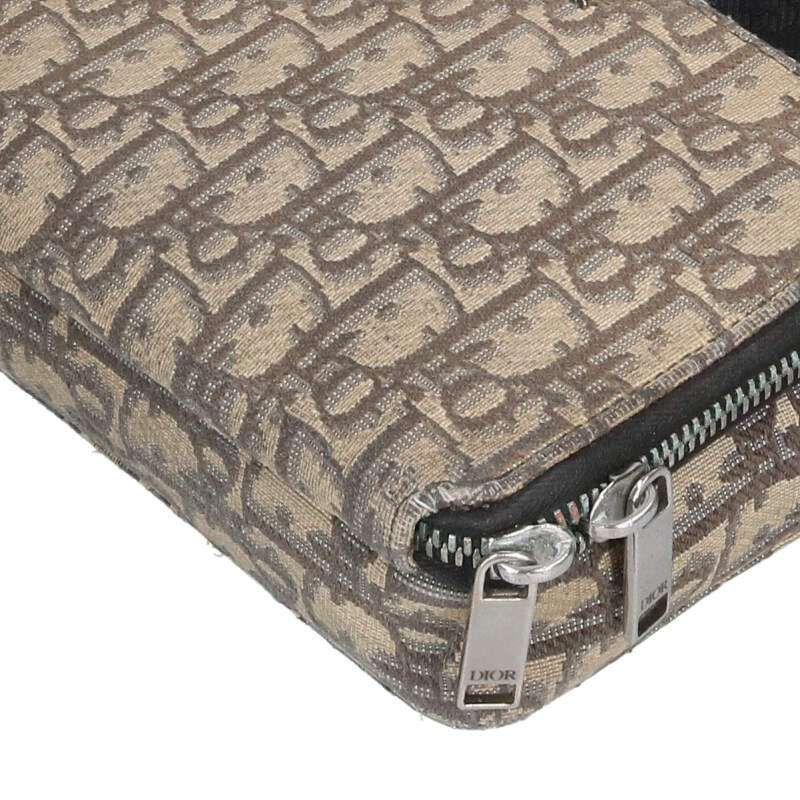 Dior 2obbc119yse Oblique Jacquard Shoulder Bag Men's