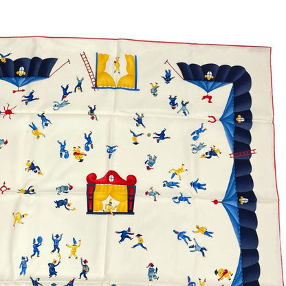 Bvlgari Bulgari Scarf Large Silk Clown Multicolor