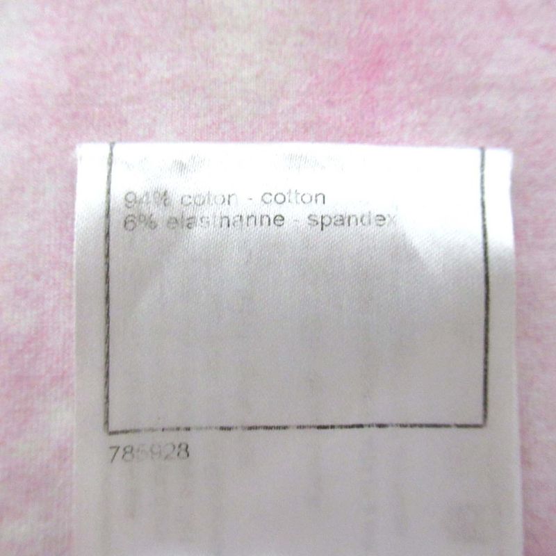 Chanel 09c Coco Mark Print Short Sleeve T-Shirt Cut and Sewn P34611 Size 40